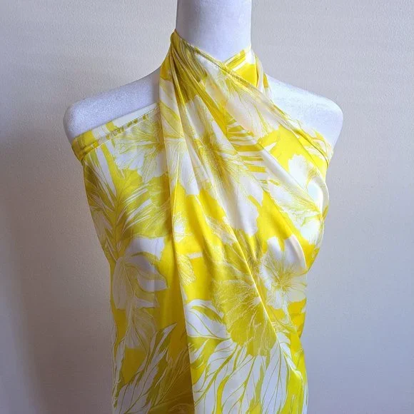 NEW Lise Charmel Floral Yellow Pareo 54